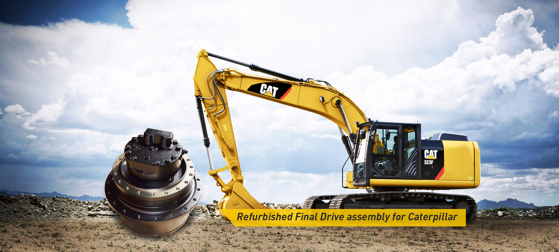 Refurbished Final Drive assembly for Caterpillar