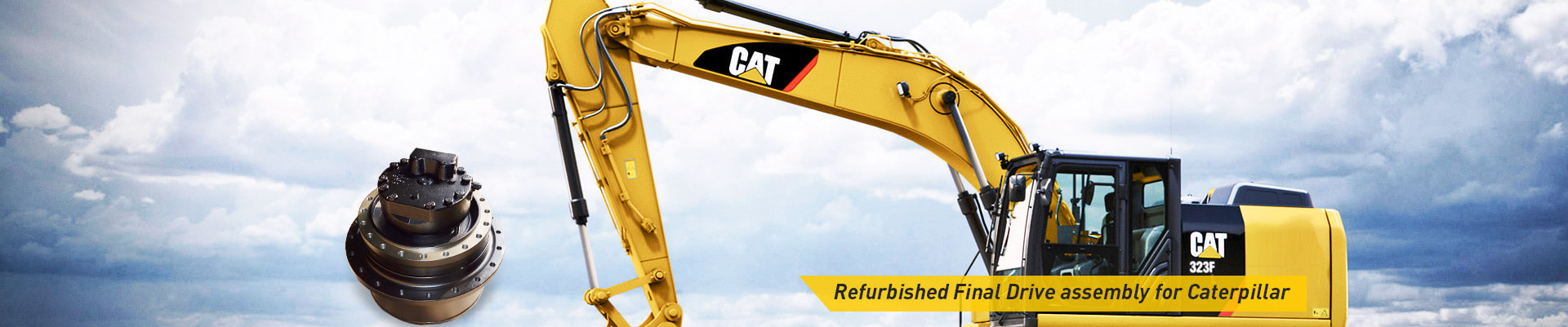 Refurbished Final Drive assembly for Caterpillar