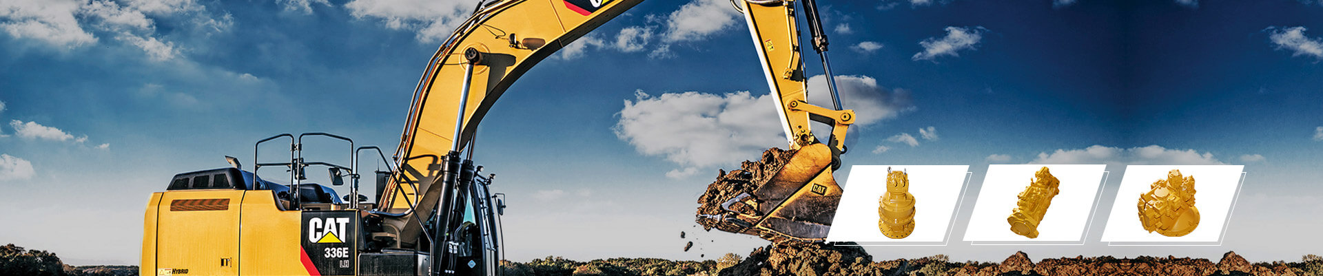 Refubished Hydraulic Parts for Caterpillar Excavator