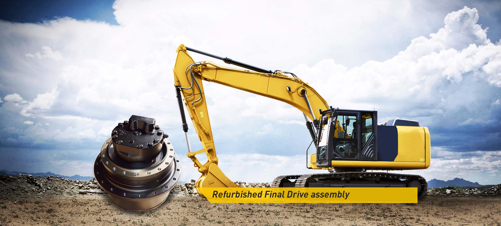 Refurbished Final Drive assembly for Caterpillar